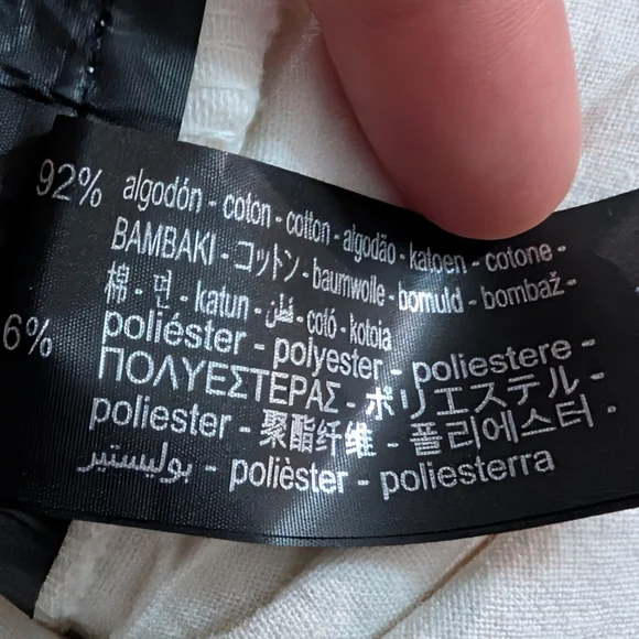 Like New! Zara X DNWR Carpenter Cargo Pants, Off White - Picture 9 of 10